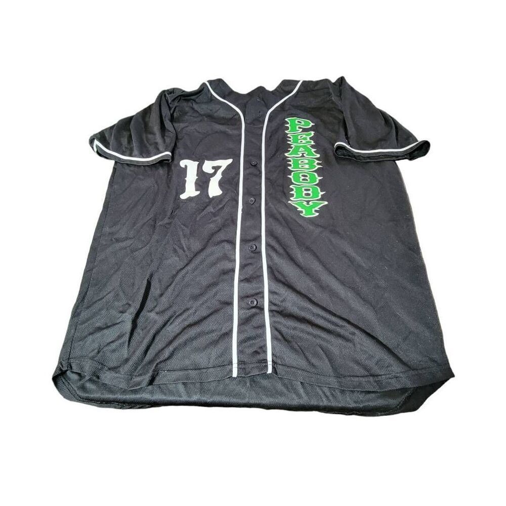 Vintage Peabody Keishon Pullover Baseball Jersey XL